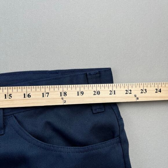 Vintage Levis Sta-Prest Pants Mens 42 Navy Blue Chino Straight Leg Slacks 80s - Picture 12 of 16